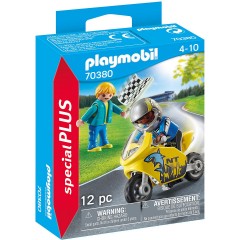 PLAYMOBIL PLAYMOBIL 70380 Jungs mit Racingbike PLAYMOBIL 70380 для мальчиков с гоночным велосипедом