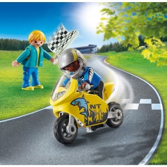 PLAYMOBIL PLAYMOBIL 70380 Jungs mit Racingbike PLAYMOBIL 70380 для мальчиков с гоночным велосипедом