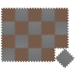 LittleTom Puzzlematte Uni Grau Braun 20 Teile Коврик-пазл Uni Grey Brown 20 деталей