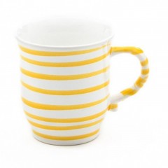 Gmundner Keramik Gmundner Keramik Gelbgeflammt Schokotasse / Schokobecher 0,3 L / h: 9,9 cm Gmundner Ceramics шоколадная чашка с желтым пламенем / шоколадная кружка 0,3 л / высота: 9,9 см