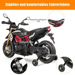 COSTWAY Motorrad Aprilia 12 V mit Lichter  Musik ab 3 Jahre Мотоцикл Aprilia 12 V со световой музыкой от 3-х лет