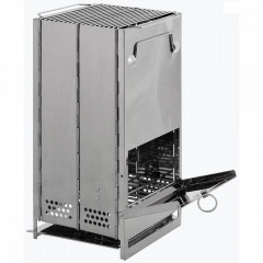 FoxOutdoor FoxOutdoor Feuerstelle 33691D Raketenofen gross silber  FoxOutdoor костровая яма 33691D ракетная печь большая серебристая