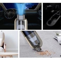 DESUO DESUO Akku-Handstaubsauger Handstaubsauger 13KPa Akku Autostaubsauger mit LED-Licht fur Tierhaare  Беспроводной ручной пылесос DESUO Ручной пылесос 13 кПа Беспроводной автомобильный пылесос со светодиодной подсветкой для шерсти домашних животных