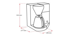 Melitta Melitta AromaElegance Therm, Filtermaschine edelstahl/schwarz  edelstahl, schwarz Melitta AromaElegance Therm, фильтрующая машина, нержавеющая сталь/черный