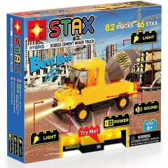 Light Stax Hybrid Zementmixer Truck mit Licht und Sound LS-30802 Гибридный автобетоносмеситель со светом и звуком LS-30802