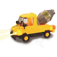 Light Stax Hybrid Zementmixer Truck mit Licht und Sound LS-30802 Гибридный автобетоносмеситель со светом и звуком LS-30802