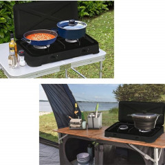 TronicXL TronicXL Gaskocher Turbo Gaskocher Campingkocher 2-flammig Camping Kocher Gas  Газовая плита TronicXL, турбо-газовая плита, походная плита, 2-пламенная походная газовая плита