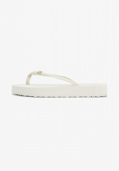 Tommy Hilfiger MONOGRAM  T-bar sandals feather white MONOGRAM Сандалии с Т-образной перемычкой перо белое