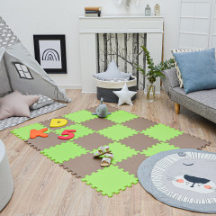 LittleTom Puzzlematte Uni Hellgrun Braun 20 Teile Коврик-пазл Uni светло-зеленый коричневый 20 деталей