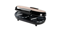 Bestron Bestron Doppel-Waffeleisen ADWM730CO fur Herzwaffeln kupfer/schwarz, 1.200 Watt  kupfer/schwarz Двойная вафельница Bestron ADWM730CO для вафель-сердечек медный/черный, 1200 Вт