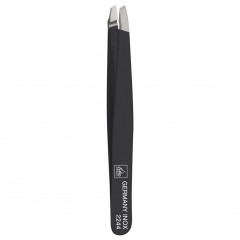 ERBE Pinzette, schrag, schwarz, 9,5 cm  Пинцет, скошенный, черный, 9,5 см
