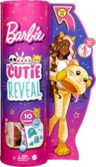Mattel Barbie Cutie Reveal Puppe mit Katzchen-Pluschkostum und 10 Uberraschungen Кукла Barbie Cutie Reveal в плюшевом костюме котенка и 10 сюрпризов