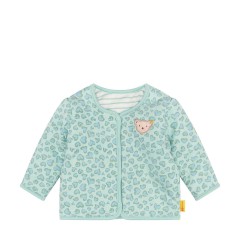 Steiff Wendejacke Jungle Feeling aus wattiertem Jersey Outdoorjacken Двусторонняя куртка Jungle Feeling из утепленного трикотажа Куртки для активного отдыха
