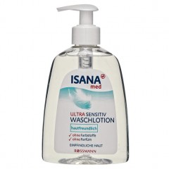 ISANA med ultra sensitiv Waschlotion Лосьон для умывания ультра чувствительный для чувствительной кожи 300 г
