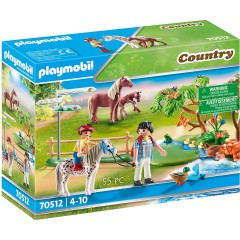 PLAYMOBIL PLAYMOBIL 70512 Frohlicher Ponyausflug PLAYMOBIL 70512 Счастливая поездка на пони