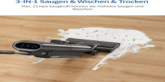 Proscenic Proscenic Akku-Handstaubsauger Proscenic F20 Nass Trockensauger: 150W, 15000Pa Saugkraft, nicht haben  Беспроводной ручной пылесос Proscenic Пылесос для сухой и влажной уборки Proscenic F20: мощность всасывания 150 Вт, мощность всасывания 15 000