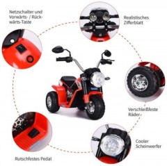 COSTWAY Kindermotorrad 6V Elektro Motorrad Детский мотоцикл 6V электрический мотоцикл