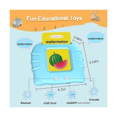 Vetaka Lernspielzeug Lernkarten Sprechende fur Kinder Развивающие игрушки Карточки Говорящие для детей