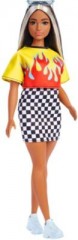 Mattel Barbie Fashionistas Puppe (Flamin Top + Checkered Skirt) Кукла Barbie Fashionistas (фламиновый топ + клетчатая юбка)