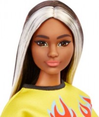 Mattel Barbie Fashionistas Puppe (Flamin Top + Checkered Skirt) Кукла Barbie Fashionistas (фламиновый топ + клетчатая юбка)