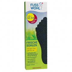 fussswohl Frischesohle Schwarz L Anti-Rutsch
