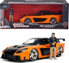 Jada Hollywood Rides Fast  Furious Han 1995 Mazda RX7 1:24 Голливуд едет на форсаже Хан 1995 Mazda RX7 1:24