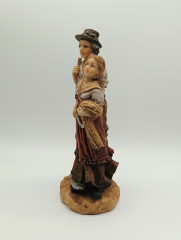 Статуэтка винтажная "Фермер с женой", среднего размера, 21 х 8 см, Германия, 1970-90гг.