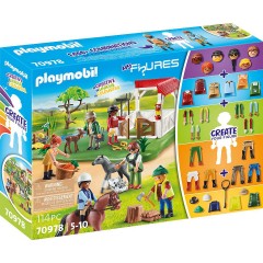 PLAYMOBIL My Figures: Horse Ranch Мои фигурки: конное ранчо