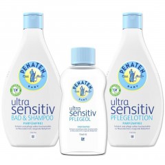 Penaten 3 tlg. quot;Baby Startersetquot; Creme, Badepflege &amp; Lotion  3-компонентный &amp;quot;Детский стартовый набор&amp;quot;; Крем, уход за ванной и лосьон