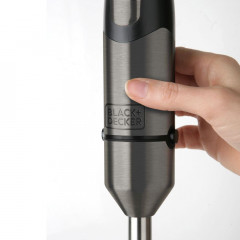 Black &amp; Decker Black  Decker Stabmixer Stabmixer 1000W Turbo Funktion Anti Fingerprint 20 Leistungsstufen, 1000 W, 20 Leistungsstufen + Turbo-Funktion, 4 hochwertige Edelstahlmesser  Ручной блендер Black Decker Ручной блендер 1000 Вт турбо-функция против 