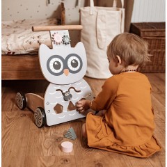 mamabrum Holz Lauflernwagen multifunktionale Lauflernhilfe mit Blocken Деревянные ходунки многофункциональные детские ходунки с блоками