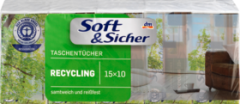 Soft&amp;Sicher Носовой платок перерабатываемый 15x10 stück, 15 шт