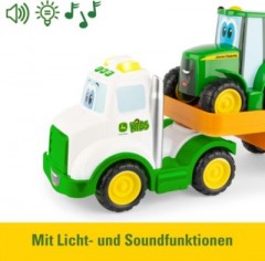 TOMY John Deere Transporter Set Комплект транспортных средств John Deere