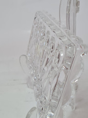Поднос винтажный хрустальный Joska, 20 x 9,5 x 2 см, Германия, 1960-70гг.
