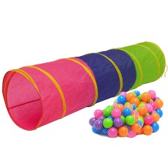 LittleTom Kinderzelt Spieltunnel Kaa 180cm mit 200 Ballen Детская палатка игровой тоннель Каа 180см с 200 шариками