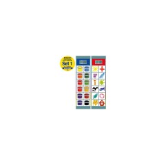 Magnetspiele Flocards Set 1: Kindergarten ab 3 Jahre Flocards Set 1: Детский сад с 3 лет