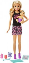Mattel Barbie „Skipper Babysitters Inc.” Puppe (blond)  Baby Puppe und Zubehor Барби Скиппер Няни Инк. Кукла (блондинка) Пупс и аксессуары