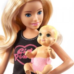 Mattel Barbie „Skipper Babysitters Inc.” Puppe (blond)  Baby Puppe und Zubehor Барби Скиппер Няни Инк. Кукла (блондинка) Пупс и аксессуары