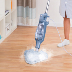 ZEK ZEK Akku-Wischmopp elektrischer Wischmopp / Steamer mit 5m Kabel, 1500,00 W, 120° Dampf fur grundliche Reinigung, 320 ml Wassertank  Беспроводная швабра ZEK, электрическая швабра/отпариватель с кабелем 5 м, 1500,00 Вт, пар 120° для тщательной уборки, 