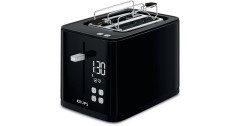 Krups Krups Smart'n Light Toaster KH6418 schwarz, 850 Watt, fur 2 Scheiben Toast  schwarz Тостер Krups Smart&amp;#39;n Light KH6418 черный, 850 Вт, на 2 ломтика тостов
