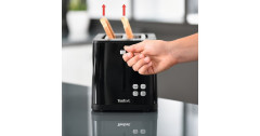 Krups Krups Smart'n Light Toaster KH6418 schwarz, 850 Watt, fur 2 Scheiben Toast  schwarz Тостер Krups Smart&amp;#39;n Light KH6418 черный, 850 Вт, на 2 ломтика тостов