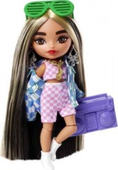 Mattel Barbie Extra Mini Puppe (Checker Jacket) Кукла Barbie Extra Mini (Клетчатая куртка)