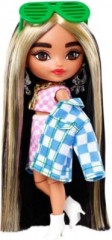 Mattel Barbie Extra Mini Puppe (Checker Jacket) Кукла Barbie Extra Mini (Клетчатая куртка)