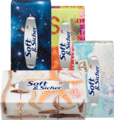 Soft&amp;Sicher Носовой платок-Box Design, 100 шт