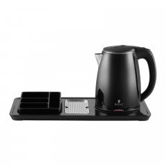 Royal Catering Royal Catering Wasserkocher Wasserkocher mit Teestation 1,2 L Edelstahl 1550 W Heisswasserspender, 1,2 l, 1800 W  Чайник Royal Catering с чайной станцией 1,2 л, нержавеющая сталь, 1550 Вт, диспенсер для горячей воды, 1,2 л, 1800 Вт