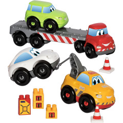 ecoiffier Abrick-Set Auto-Transporter Автовоз Abrick set