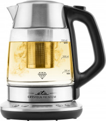 eta eta Wasser-/Teekocher CRYSTELA PREMIUM ETA915390000, 2200 W, stufenlose Temperatureinstellung und KEEP WARM Funktion  чайник для воды/чая CRYSTELA PREMIUM ETA915390000, 2200 Вт, бесступенчатая регулировка температуры и функция KEEP WARM