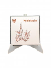 Панно декоративное винтажное &quot;Хайдельсхайм&quot;, керамич.плитка, в оловянной раме, 16 х 16 см, Германия, 1970-80гг. 