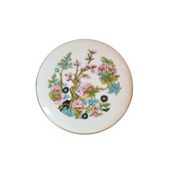 Royal Bavaria Винтажная Шкатулка круглая &quot;Сакура&quot;, 10см, Германия, 1960-70гг.