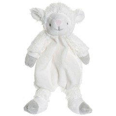 Teddykompaniet Lolli Lamm Schmusetuch 28 cm [weiss] Schnuffeltucher Салфетка Lolli с ягненком 28 см [белая] салфетка